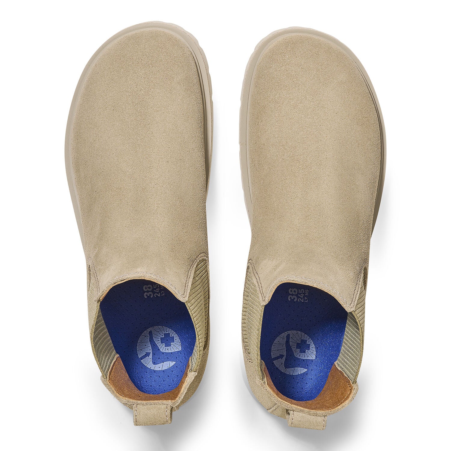 Highwood Suede Leather Narrow - Taupe