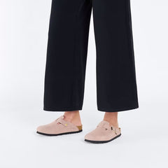 Boston Suede Leather Narrow - Light Rose