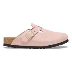 Boston Suede Leather Narrow - Light Rose