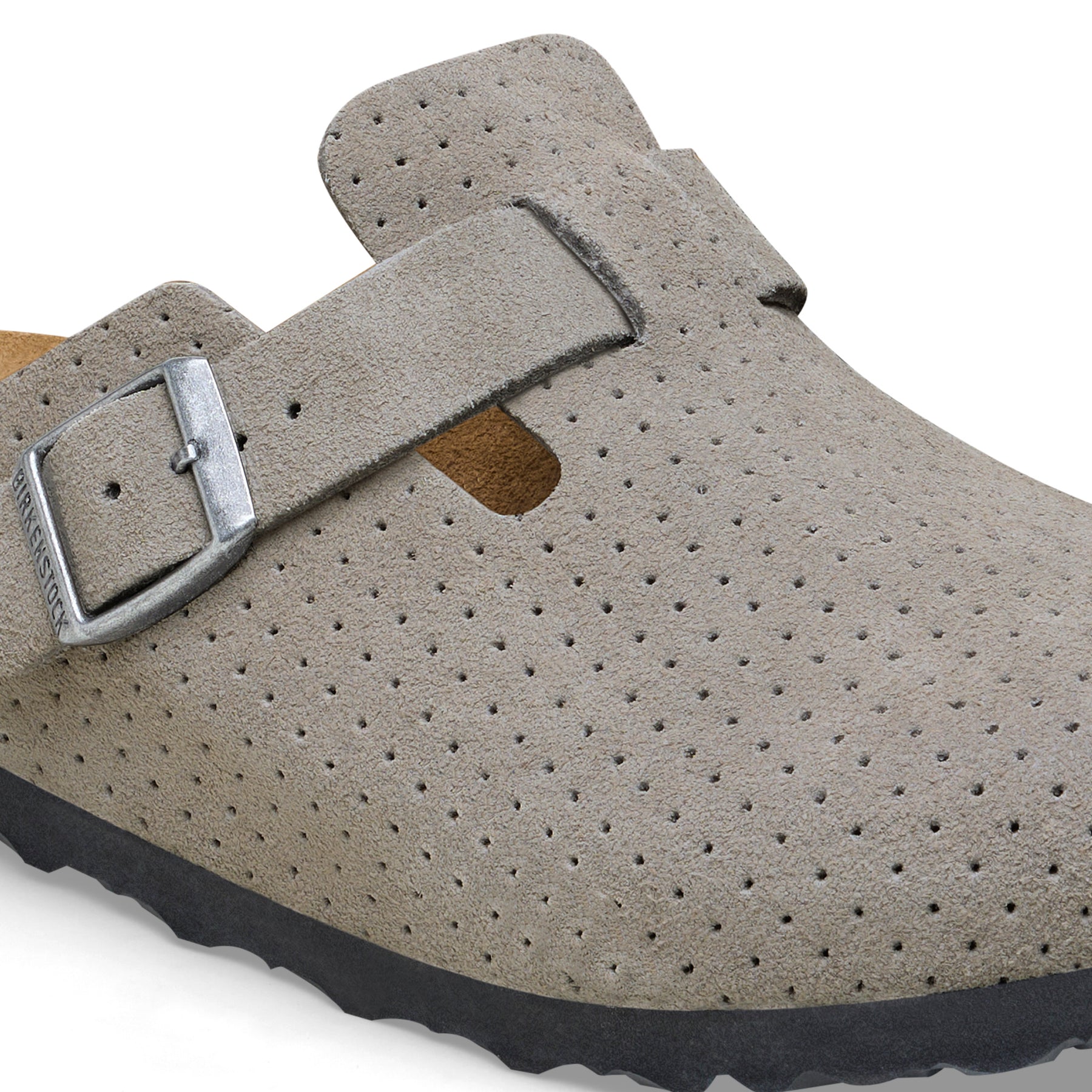 Boston Suede Narrow - Emboss Dots Stone Coin