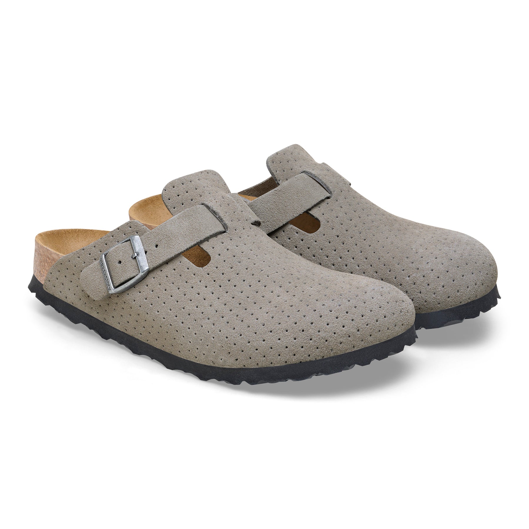 Boston Suede Narrow - Emboss Dots Stone Coin