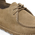 Utti Lace Suede Leather Narrow - Gray Taupe