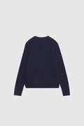 Tay Aa Cs Patch Lambswool Jumper - Navy