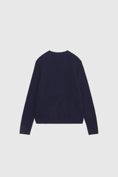 Tay Aa Cs Patch Lambswool Jumper - Navy