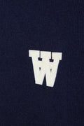 Tay Aa Cs Patch Lambswool Jumper - Navy
