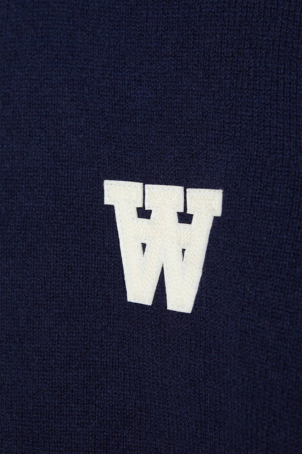 Tay Aa Cs Patch Lambswool Jumper - Navy