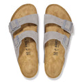 Birkenstock Arizona Suede Leather Narrow - Stone Coin