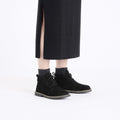 Uppsala Chukka Shearling Suede Leather Narrow - Black