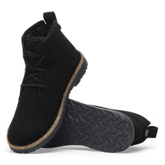 Uppsala Chukka Shearling Suede Leather Narrow - Black