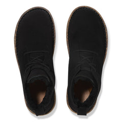 Uppsala Chukka Shearling Suede Leather Narrow - Black