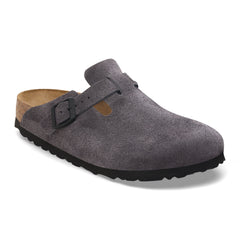 Boston Suede Leather Narrow - Velvet Grey