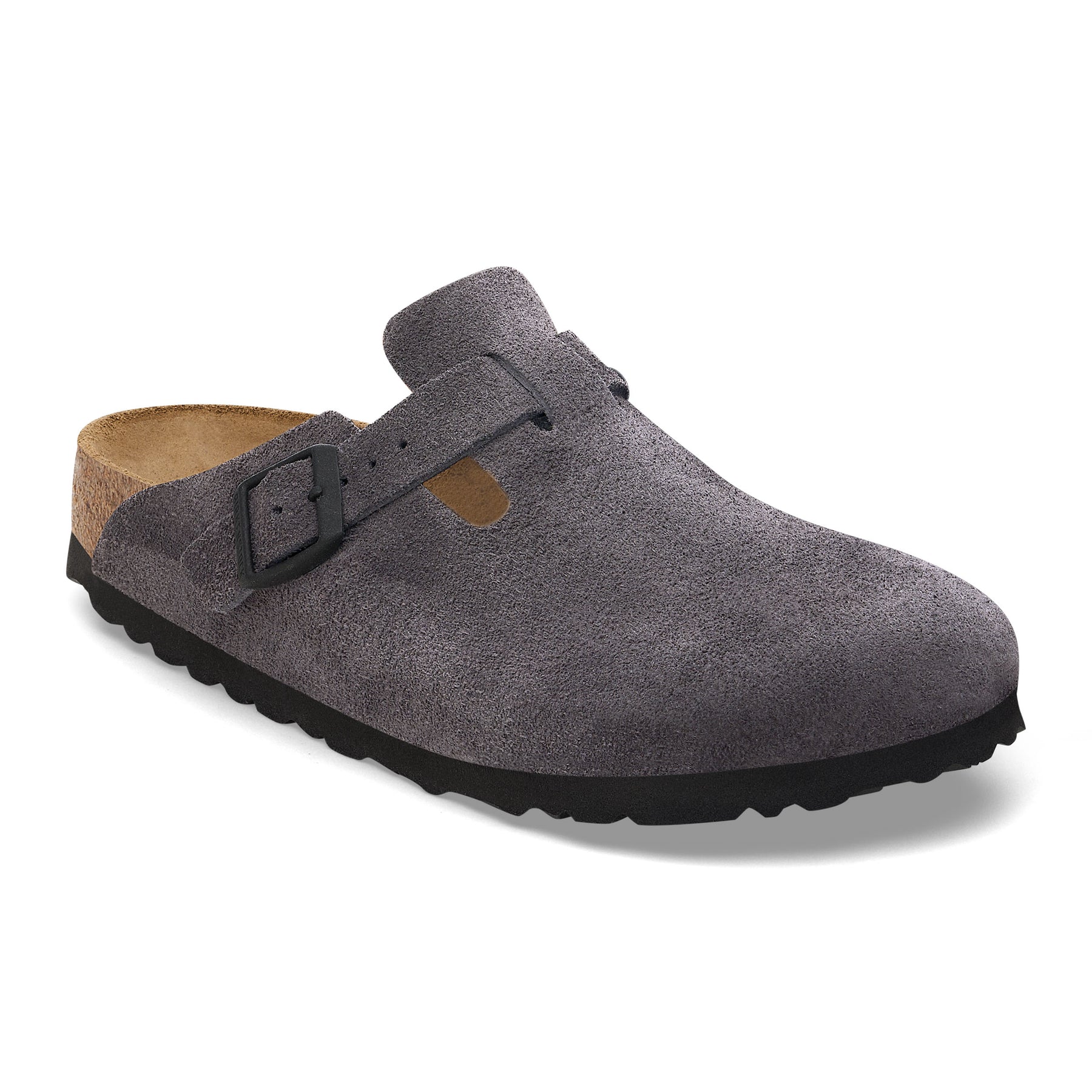 Boston Suede Leather Narrow - Velvet Grey