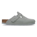 Birkenstock Boston Suede Leather Narrow - Pure Sage