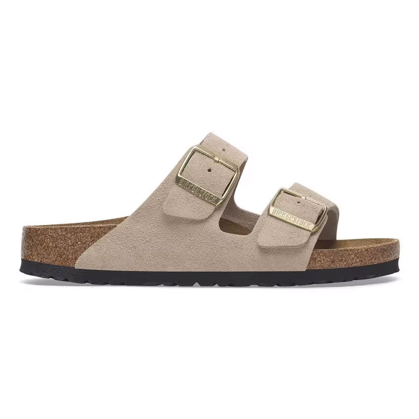 Birkenstock Arizona Suede Leather Narrow - Sandcastle