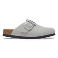 Birkenstock Boston Big Buckle Nubuk Narrow - Pure Sage