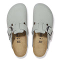 Birkenstock Boston Big Buckle Nubuk Narrow - Pure Sage