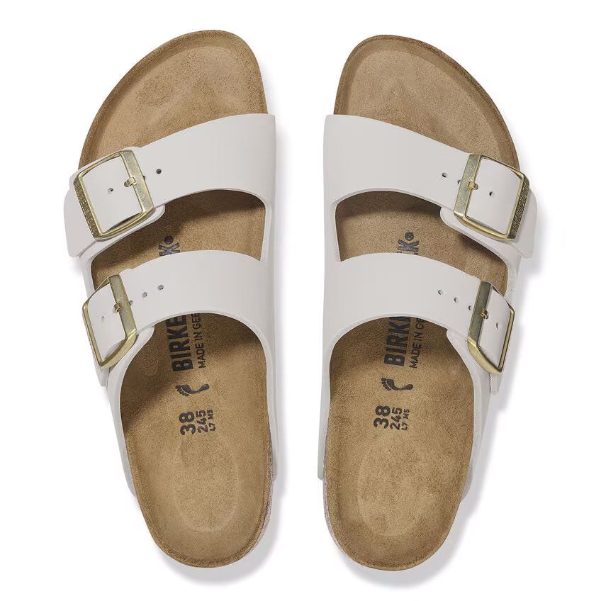 Arizona Nubuck Leather Narrow - Antique White
