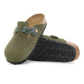 Boston Braided Suede Leather Narrow - Thyme