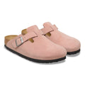 Boston Suede Leather Narrow - Pink Clay