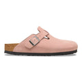 Boston Suede Leather Narrow - Pink Clay