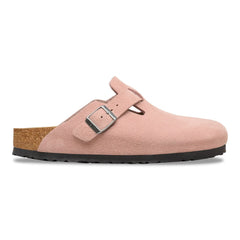 Boston Suede Leather Narrow - Pink Clay