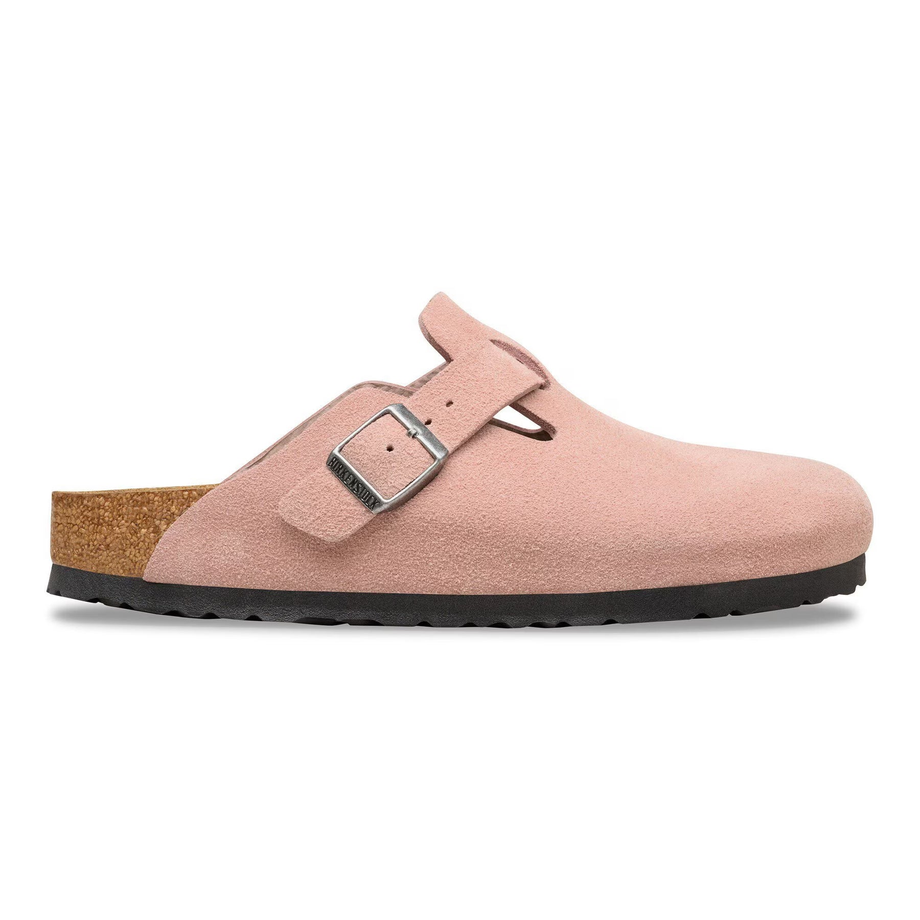 Boston Suede Leather Narrow - Pink Clay