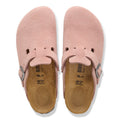 Boston Suede Leather Narrow - Pink Clay