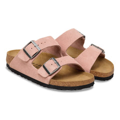 Arizona Suede Leather Narrow - Pink Clay