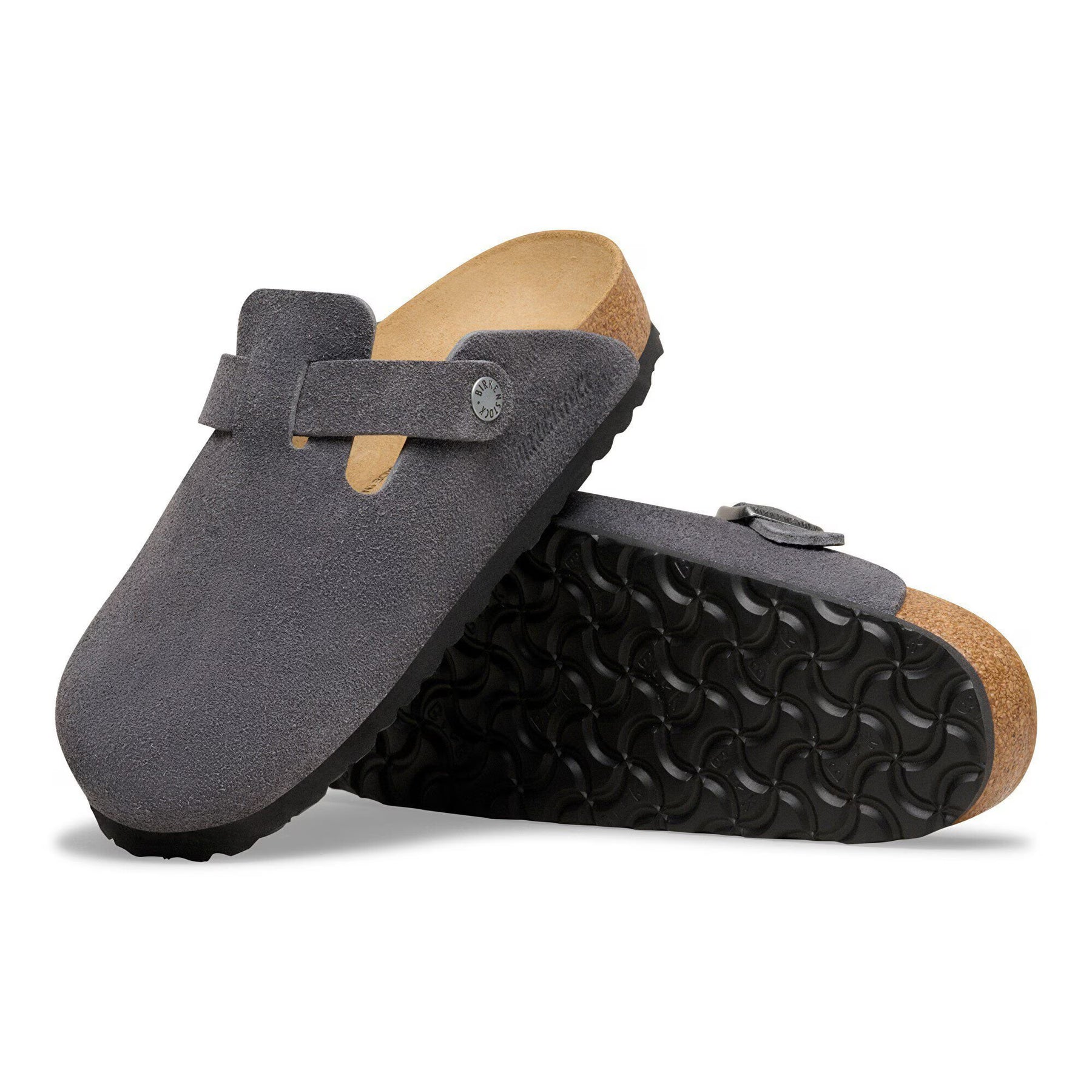 Boston Suede Leather Regular - Charcoal