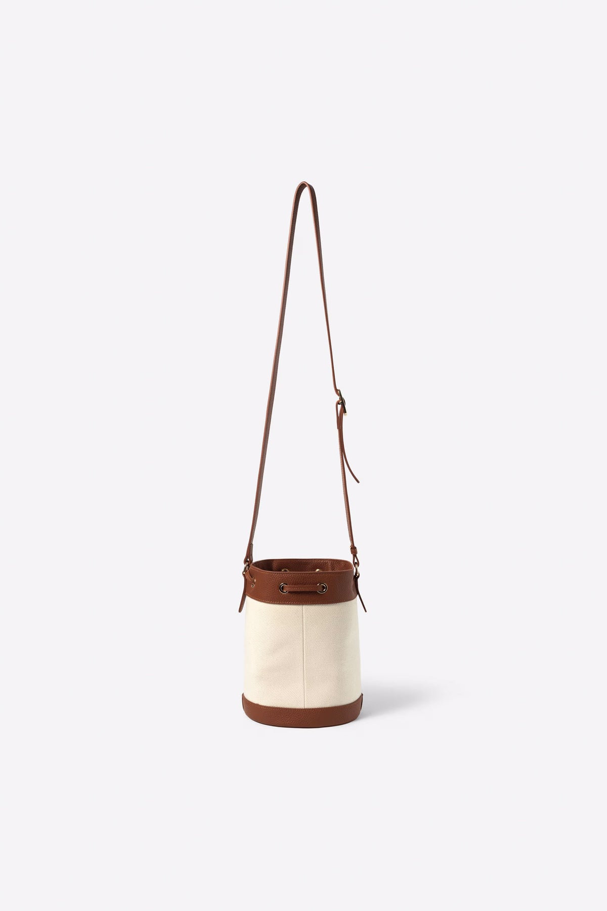 Canvas Bucket Bag - Brun