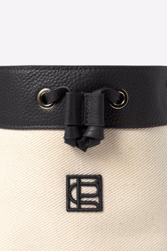 Canvas Bucket Bag - Black