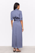 Beronia Dress - Mid Blue