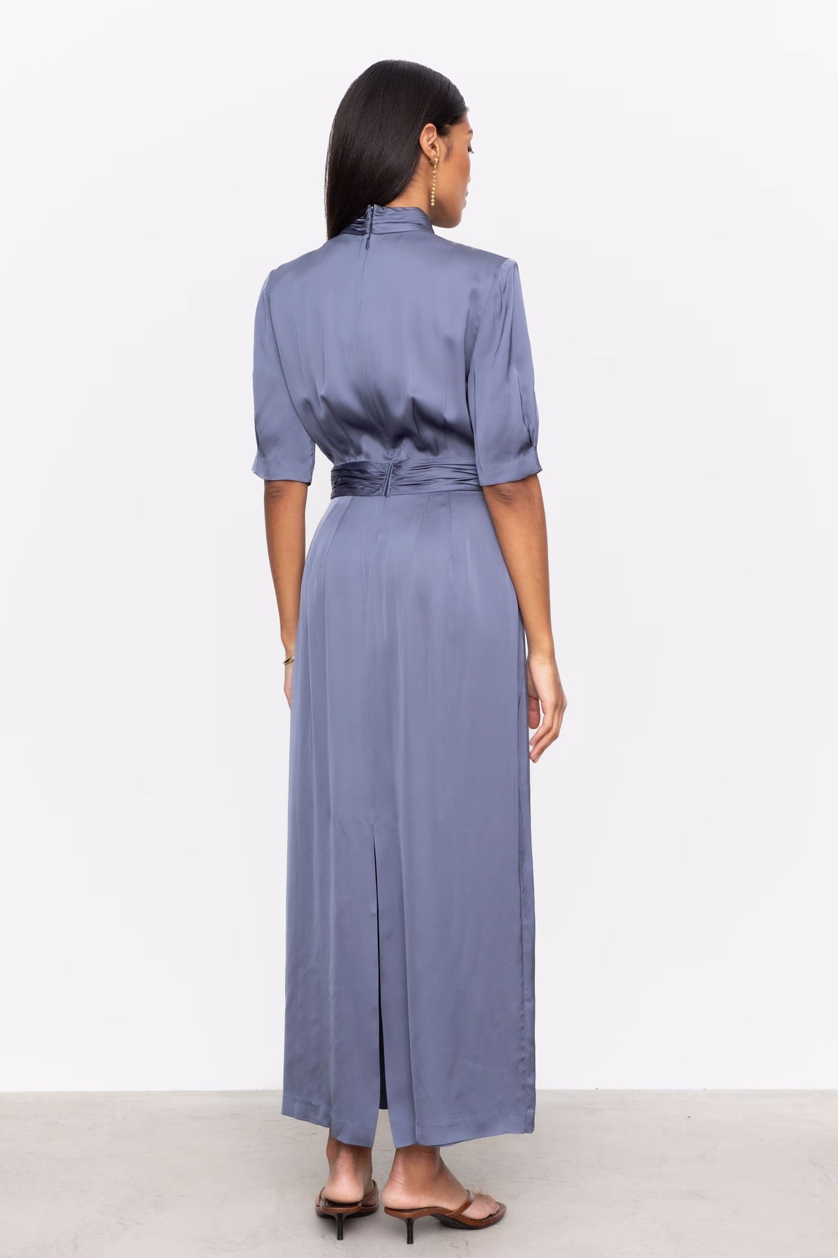 Beronia Dress - Mid Blue
