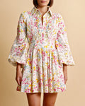 Poplin Mini Dress - Flora