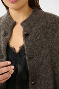 AlphaGZ Short Cardigan - Chestnut Melange