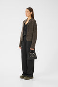 AlphaGZ Short Cardigan - Chestnut Melange