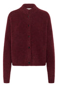 AlphaGZ Short Cardigan - Blood Red Mélange
