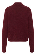 AlphaGZ Short Cardigan - Blood Red Mélange