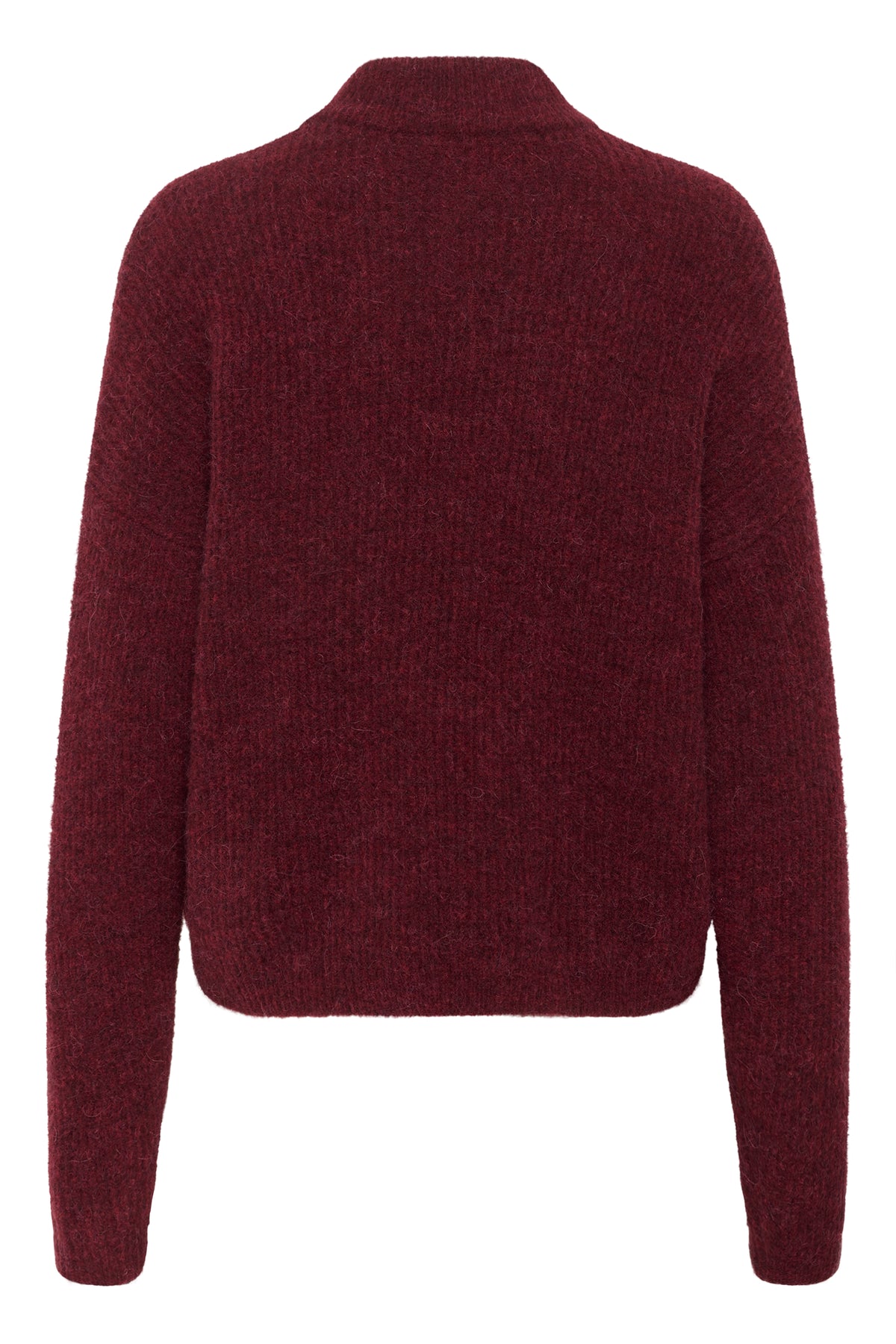 AlphaGZ Short Cardigan - Blood Red Mélange