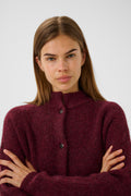 AlphaGZ Short Cardigan - Blood Red Mélange