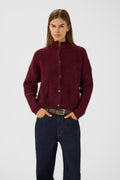 AlphaGZ Short Cardigan - Blood Red Mélange