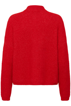 Alphagz Short Cardigan - Postbox Mélange