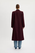 MaleneGZ Coat - Dark Bordeaux