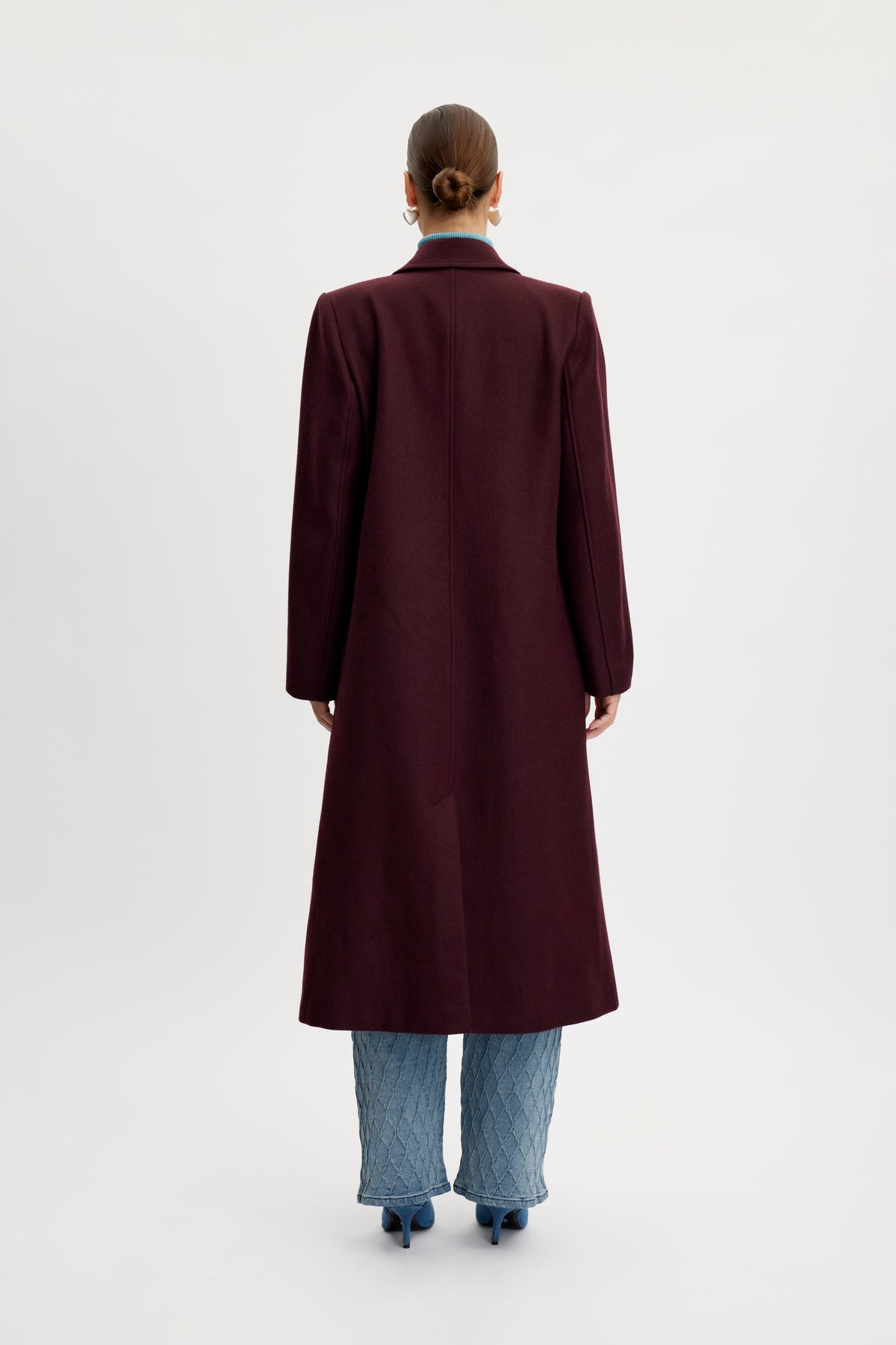 MaleneGZ Coat - Dark Bordeaux