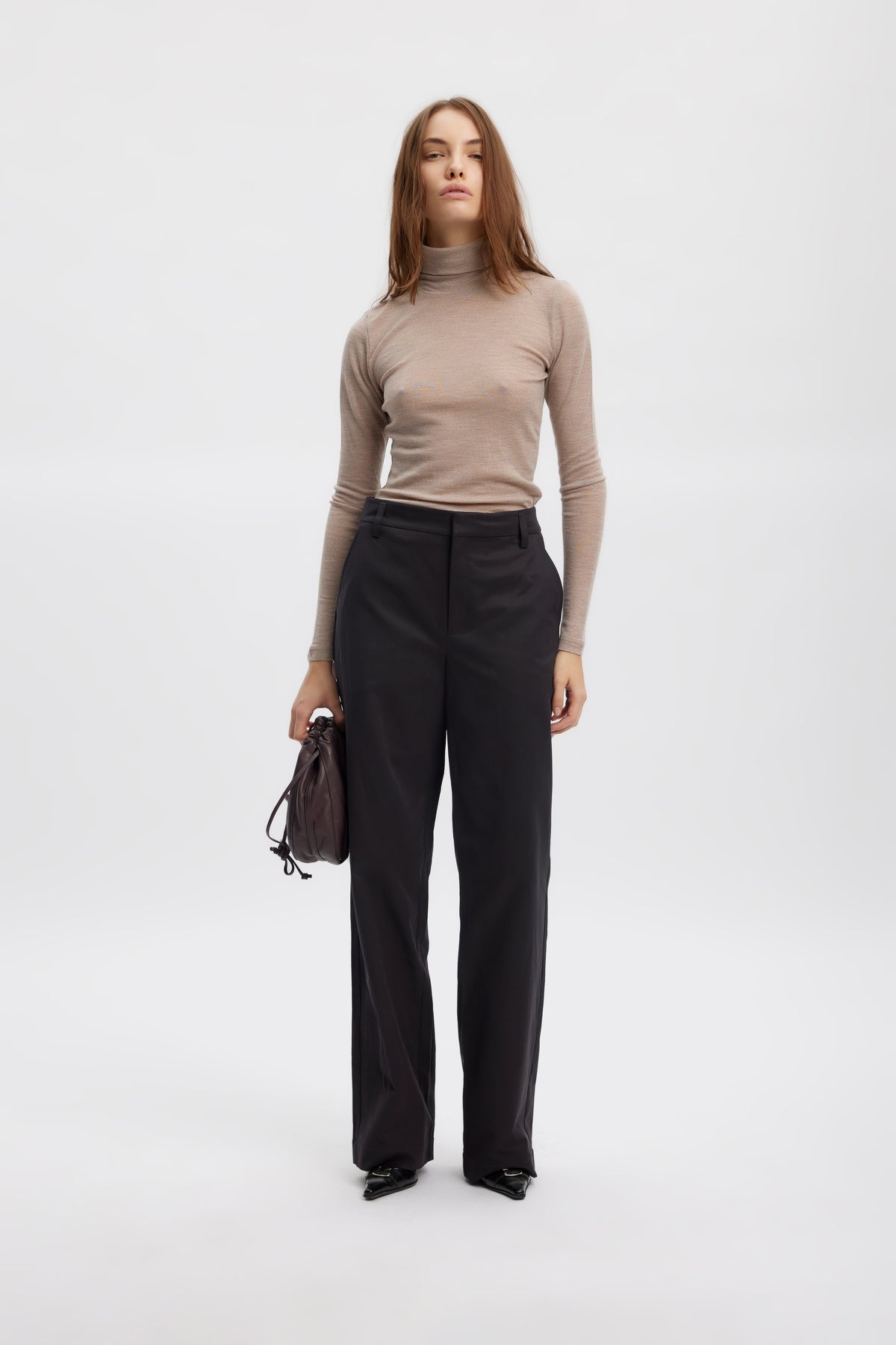 NiniaGZ Wool Rollneck - Sand Melange