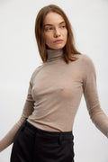 NiniaGZ Wool Rollneck - Sand Melange