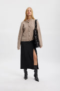 JoelleGZ HW Long Skirt - Black