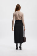 JoelleGZ HW Long Skirt - Black