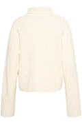 RisaneGZ High Neck Wool Pullover - Egret
