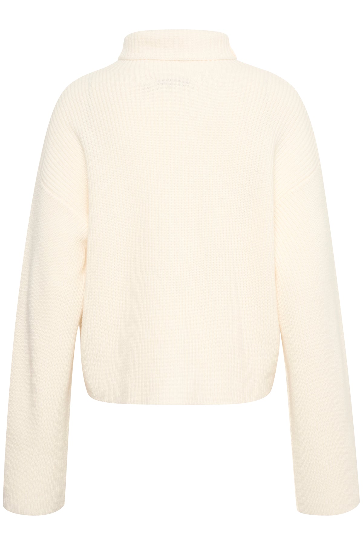 RisaneGZ High Neck Wool Pullover - Egret